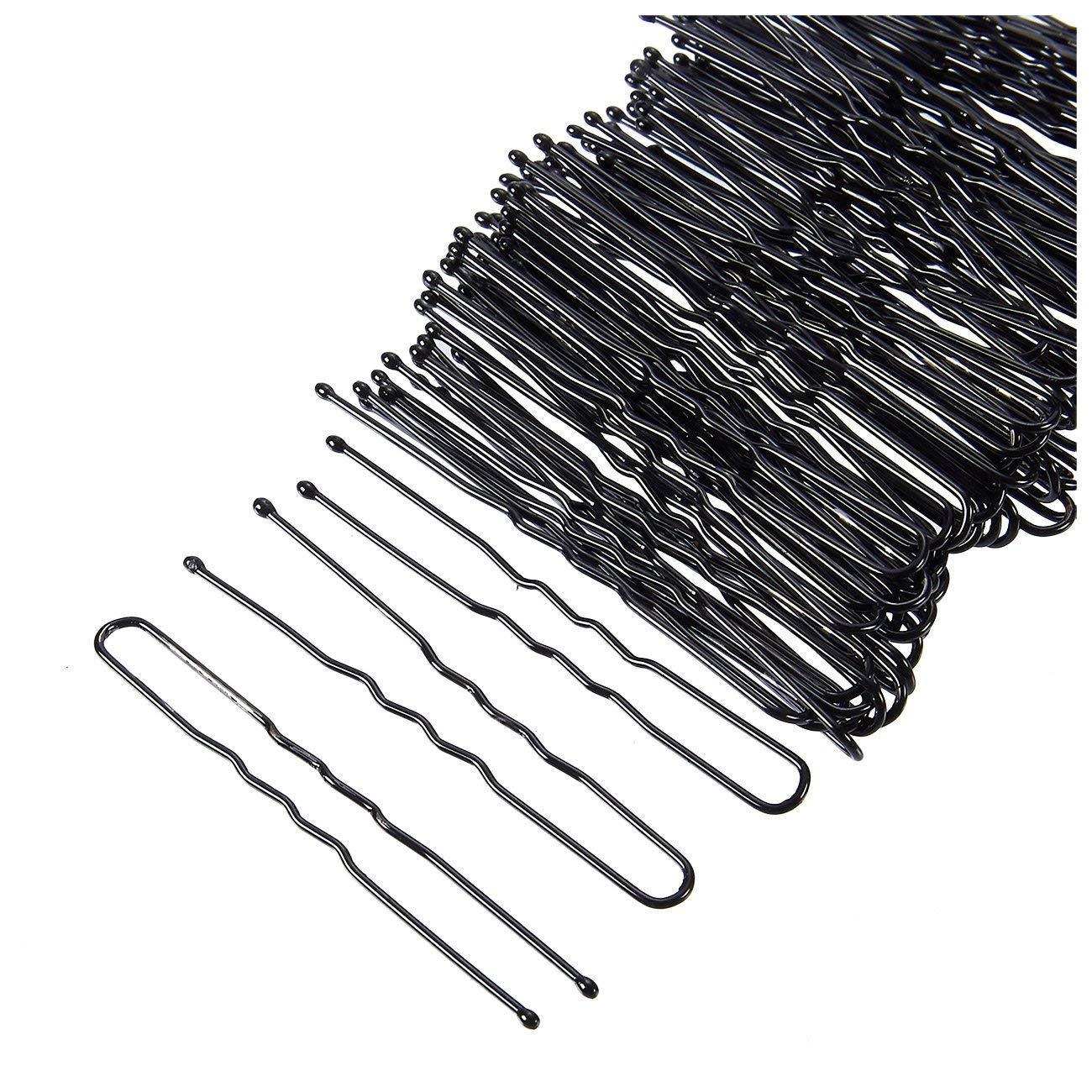 Dargar's Curved U Shape Bun Juda Bobby Hairpin, Clips Barrette Styling Tools Accessories for Girls & Women Hair Pin (Size Small 4.5cm). 200 pcs