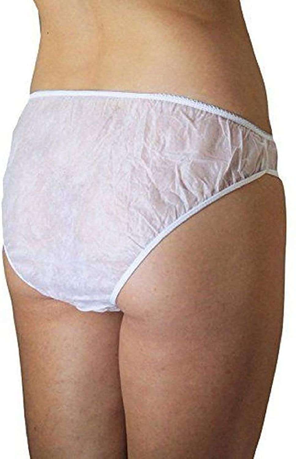 Dargar s Women s Tissue Use and Throw Disposable Panty White Free Si