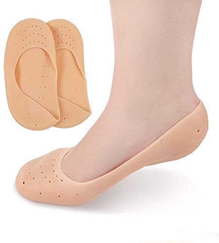 Dargar's Anti Crack Full Length Silicone Gel Foot Protector Moisturizing Socks for Foot-Care and Heel Cracks Socks for Cracked Feet, Heel Pad for Heel Pain Relief Men And Women