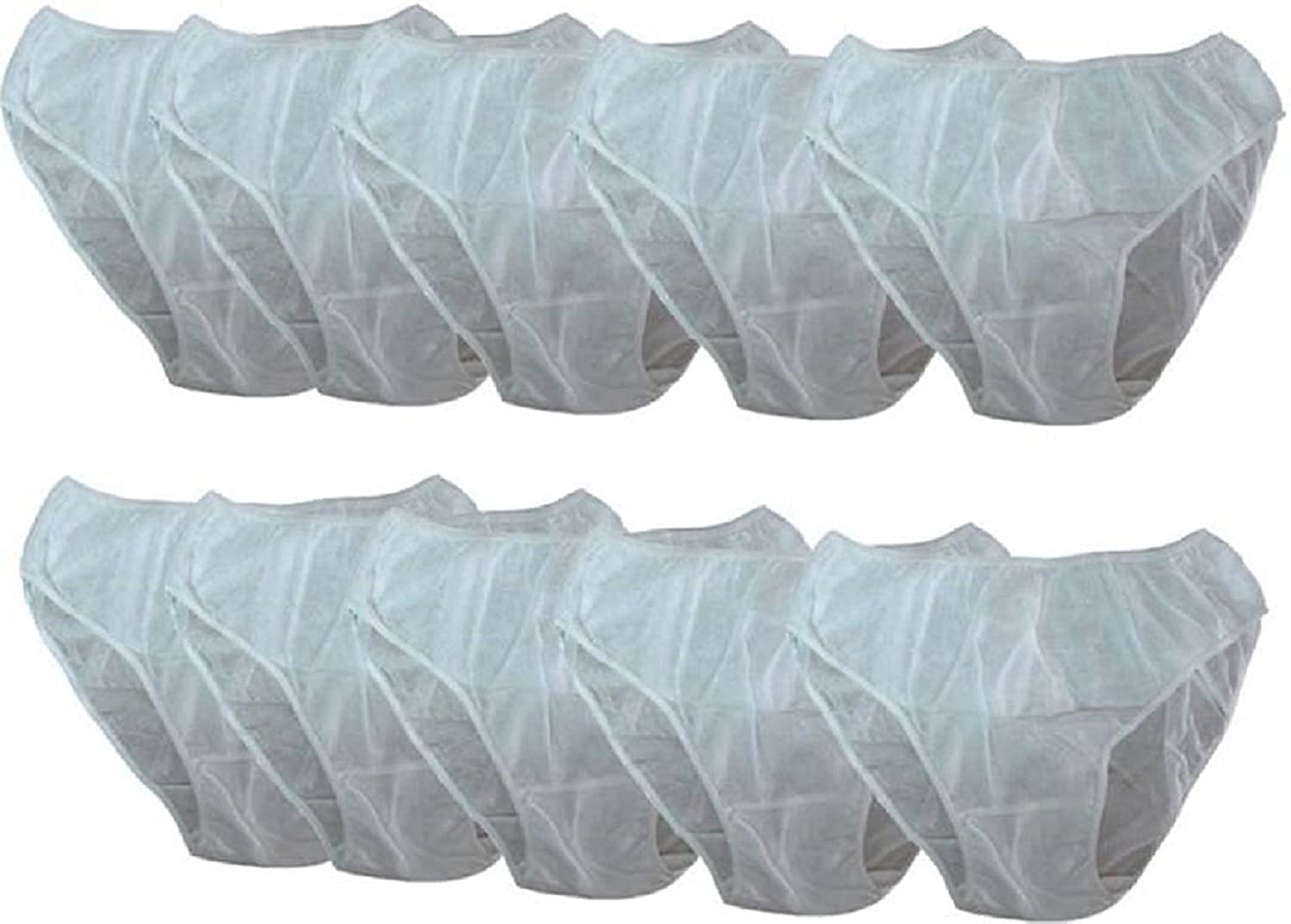 Dargar's Women's Tissue Use and Throw Disposable Panty (White, Free Size)-Pack of 10