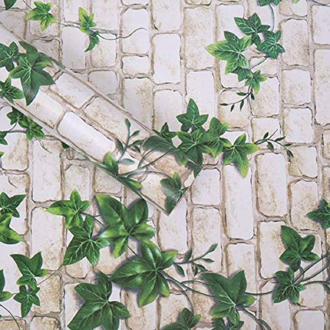 Dargar's Leafy Look Self-Adhesive Wallpaper (45 x 500 cm) (Pack of 1)