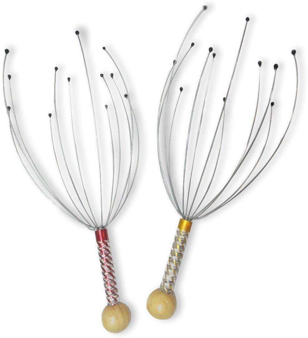 Dargar's Head Massager/ Hair massager for men and girl Head and Scalp Massager pack of 4 Massager (Multicolor)