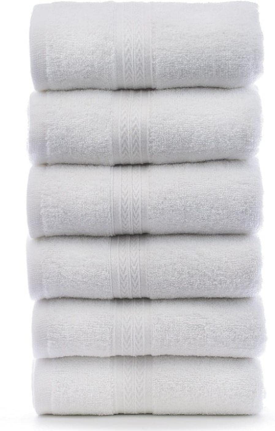 Dargar's Cotton 370 GSM Bath, Beach, Face, Hair, Hand, Sport Towel Set  (Pack of 6)