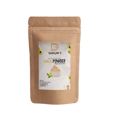 Dargar’s Organic Amla Powder: Natural Vitamin C Boost for Hair and Skin (100gm)