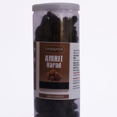 Dargar’s Amrit Harad Ayurvedic Pachak Churan | Hygienically Prepared Digestive Mouth Freshener | (200gm, Pack Of 1)