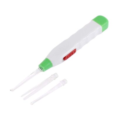 Ear Pick Earwax With LED Light Cleaning Removal Tool, Electric Ear Cleaner (Pack 2)