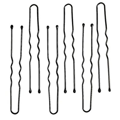 Dargar’s Curved U Shape Bun Juda Bobby Hairpin, Clips Barrette Styling Tools Accessories for Girls & Women Hair Pin (Size Small 4.5cm). 100 pcs